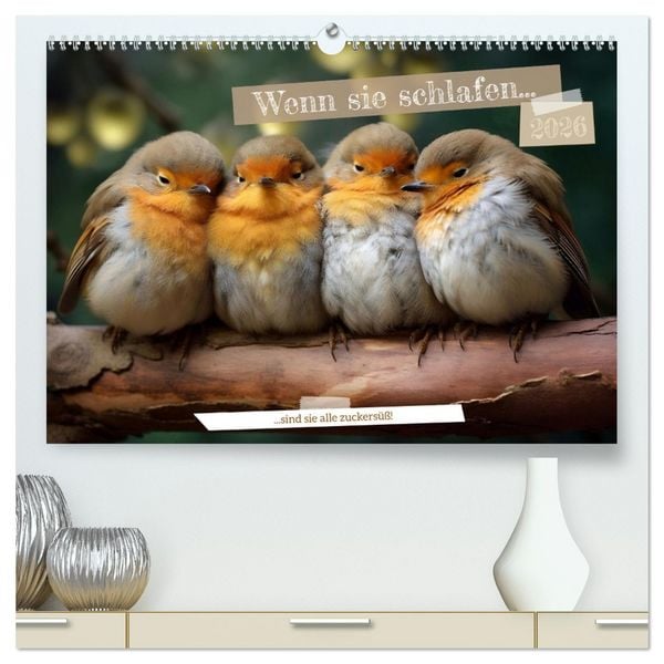 Produktbild: Wenn sie schlafen... (hochwertiger Premium Wandkalender 2026 DIN A2 quer), Kunstdruck in Hochglanz