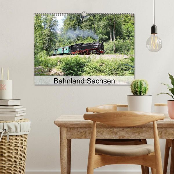 Produktbild: Bahnland Sachsen (Wandkalender 2026 DIN A3 quer), CALVENDO Monatskalender