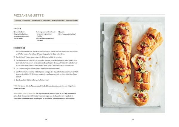 Produktbild: Airfryer vegetarisch - Die besten Rezepte f&uuml;r die Hei&szlig;luftfritteuse