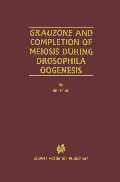 Produktbild: Grauzone and Completion of Meiosis During Drosophila Oogenesis