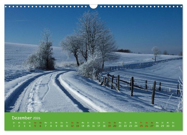 Produktbild: Bergisches Land (Wandkalender 2026 DIN A3 quer), CALVENDO Monatskalender