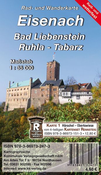 Produktbild: Eisenach - Bad Liebenstein - Ruhla - Tabarz