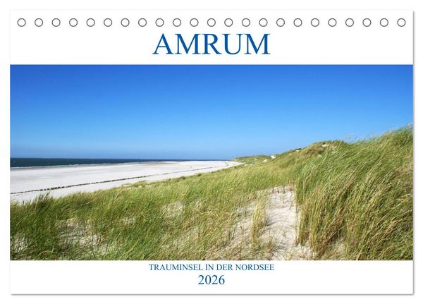 Produktbild: Amrum &ndash; Trauminsel in der Nordsee (Tischkalender 2026 DIN A5 quer), CALVENDO Monatskalender