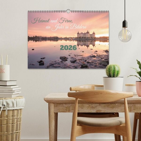 Produktbild: Heimat und Ferne, ein Jahr in Bildern (Wandkalender 2026 DIN A3 quer), CALVENDO Monatskalender