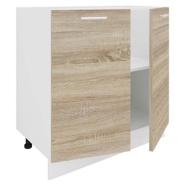 Produktbild: K&uuml;chenschrank B 80 cm Unterschrank Dreht&uuml;ren Esilo
