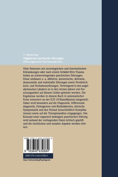 Produktbild: Organische psychische St&ouml;rungen