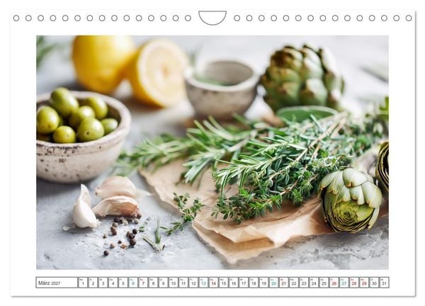 Produktbild: Mediterrane Genussmomente (Wandkalender 2027 DIN A4 quer), CALVENDO Monatskalender