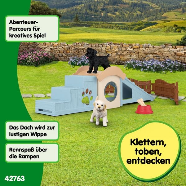 Produktbild: schleich&reg; 42763 Puppy Playtime, Abenteuerzeit f&uuml;r Welpen
