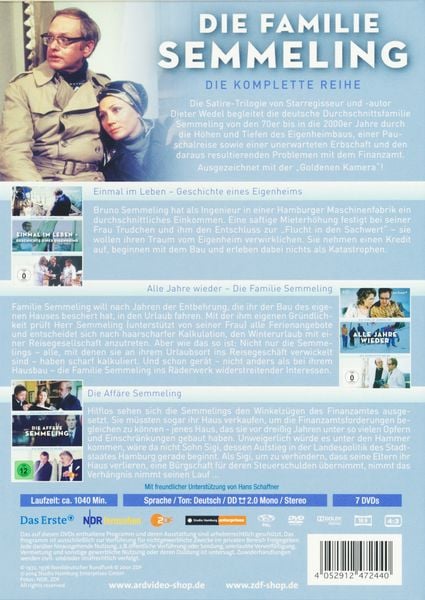 Produktbild: Die Familie Semmeling - Komplette Reihe [7 DVDs]