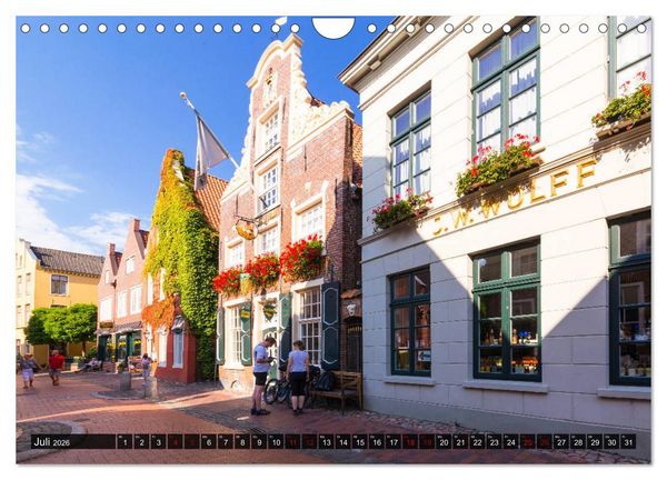 Produktbild: LEER Museumshafen und Altstadt (Wandkalender 2026 DIN A4 quer), CALVENDO Monatskalender