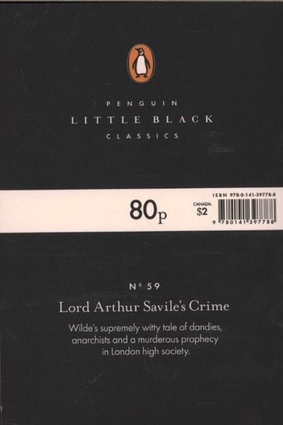 Produktbild: Lord Arthur Savile's Crime