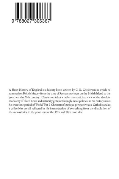 Produktbild: A Short History of England
