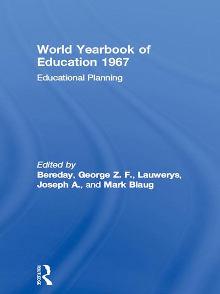 Produktbild: World Yearbook of Education 1967