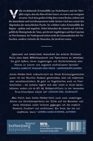Produktbild: Wahre Verbrechen in Niederbayern und der Oberpfalz