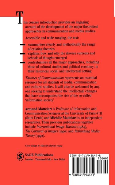Produktbild: Theories of Communication