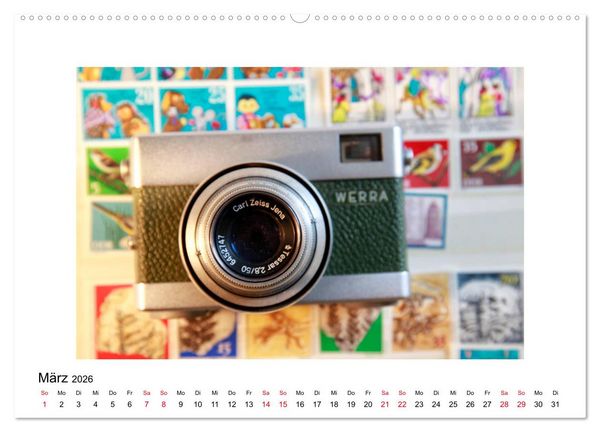Produktbild: Kameras der DDR (Wandkalender 2026 DIN A2 quer), CALVENDO Monatskalender