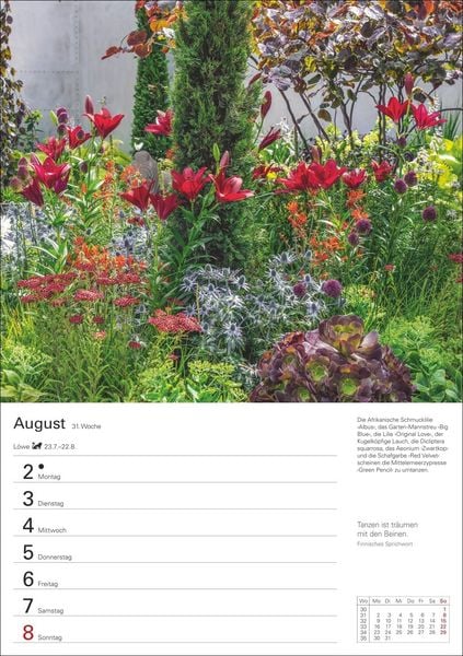 Produktbild: Gartenparadiese Wochenplaner 2027 - 53 faszinierende Fotografien