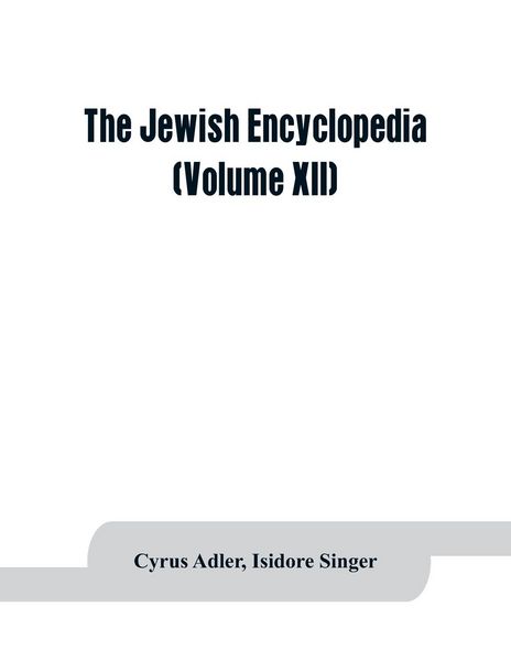 Produktbild: The Jewish encyclopedia