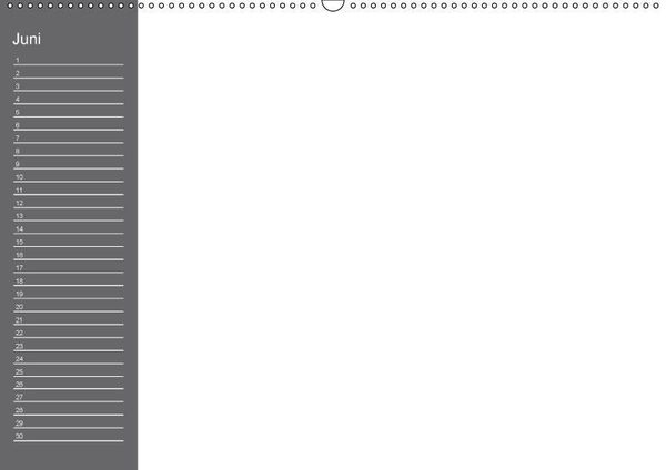 Produktbild: Bastelkalender mit Planerfunktion / F&uuml;r Schwarz - Wei&szlig; - Seher (Wandkalender immerw&auml;hrend DIN A2 quer)