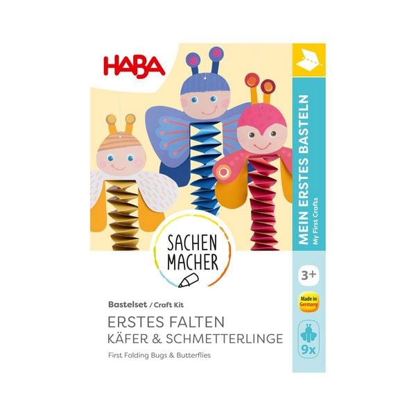 Produktbild: Bastelset - Erstes Falten K&auml;fer & Schmetterlinge