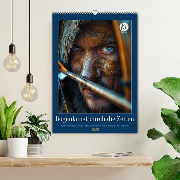 Produktbild: Bogenkunst durch die Zeiten (Wandkalender 2026 DIN A2 hoch), CALVENDO Monatskalender