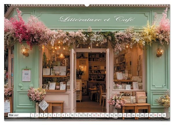 Produktbild: Bonjour, Kaffee! Bonjour, Paris! (Wandkalender 2027 DIN A2 quer), CALVENDO Monatskalender