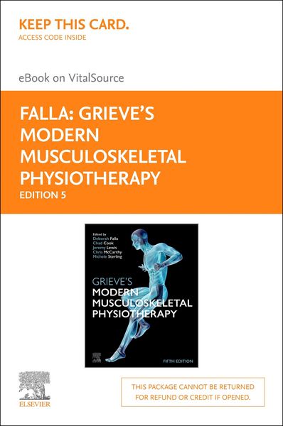 Produktbild: Grieve's Modern Musculoskeletal Physiotherapy E-Book
