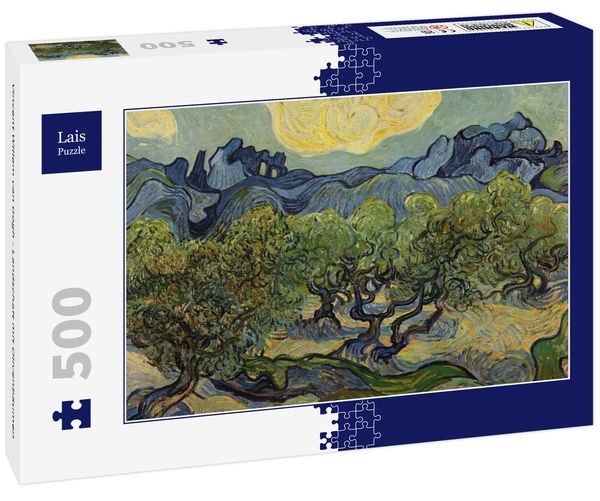 Produktbild: Lais Puzzle Vincent Willem van Gogh - Landschaft mit Olivenb&auml;umen 500 Teile
