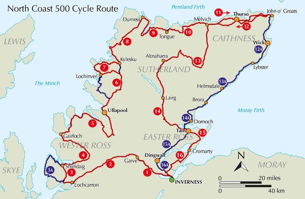 Produktbild: Cycling the North Coast 500