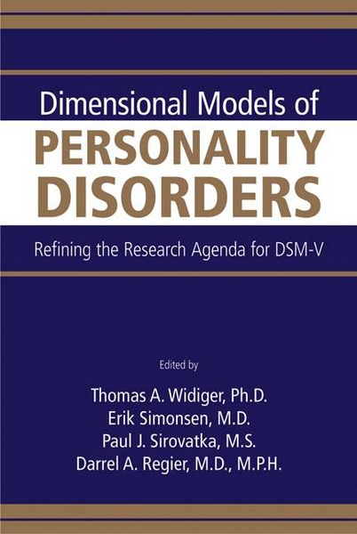 Produktbild: Dimensional Models of Personality Disorders