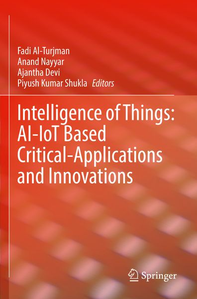 Produktbild: Intelligence of Things: AI-IoT Based Critical-Applications and Innovations