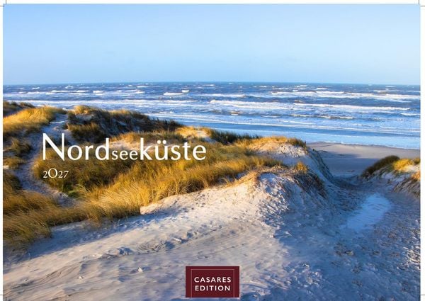 Produktbild: Nordseek&uuml;ste Kalender 2027 &ndash; Wandkalender | Fotokalender Deutschland 50x35cm - mit Stimmungsvollen Motiven von D&uuml;nen, Watt, Leuchtt&uuml;rmen und maritimer K&uuml;stenlandschaft
