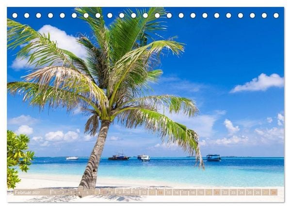 Produktbild: Reif f&uuml;r die Insel: Fernweh & Traumziele (Tischkalender 2027 DIN A5 quer), CALVENDO Monatskalender