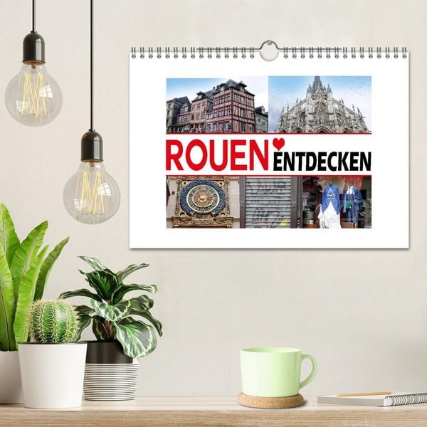 Produktbild: Rouen entdecken (Wandkalender 2026 DIN A4 quer), CALVENDO Monatskalender