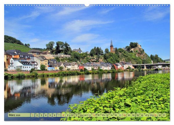 Produktbild: Saarburg - Ein sehenswertes St&auml;dtchen an der Saar (hochwertiger Premium Wandkalender 2026 DIN A2 quer), Kunstdruck in Hochglanz