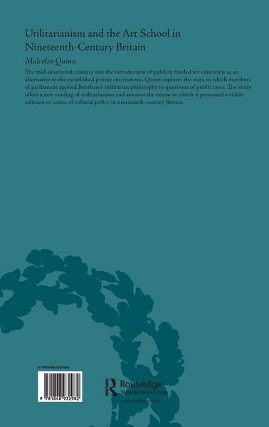 Produktbild: Utilitarianism and the Art School in Nineteenth-Century Britain