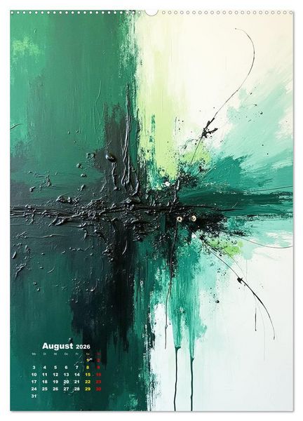 Produktbild: Rakel Kunst - Eine Form der k&uuml;nstlerischen Technik (hochwertiger Premium Wandkalender 2026 DIN A2 hoch), Kunstdruck in Hochglanz