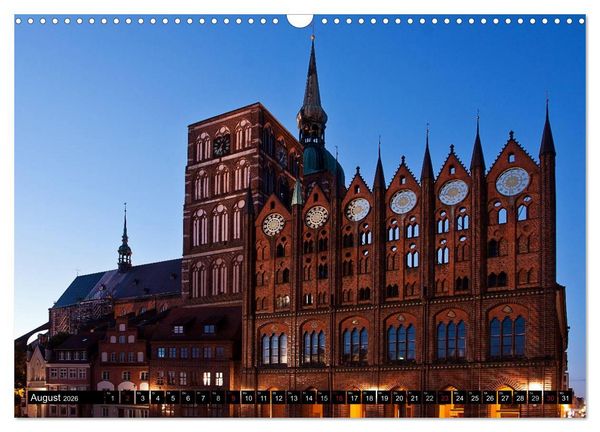 Produktbild: Ostseeperle Stralsund (Wandkalender 2026 DIN A3 quer), CALVENDO Monatskalender