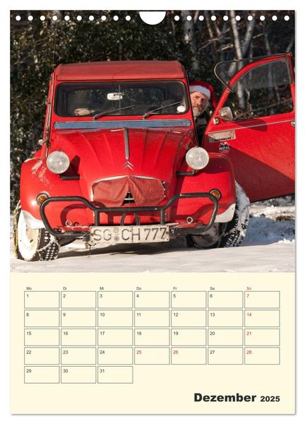 Produktbild: Citro&euml;n 2CV - Lebensart Ente (Wandkalender 2025 DIN A4 hoch), CALVENDO Monatskalender