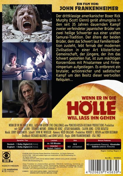 Produktbild: Wenn er in die H&ouml;lle will, lass ihn gehen (The Challenge)