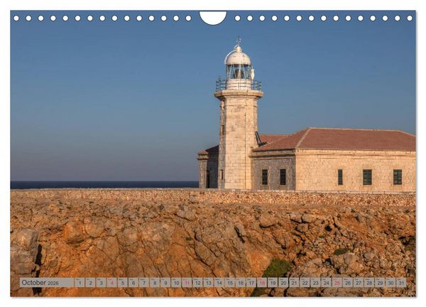 Produktbild: Menorca Untouched paradise in the Mediterranean Sea (Wall Calendar 2026 DIN A4 landscape), CALVENDO 12 Month Wall Calendar