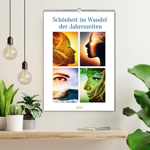 Produktbild: Sch&ouml;nheit im Wandel der Jahreszeiten (Wandkalender 2026 DIN A2 hoch), CALVENDO Monatskalender