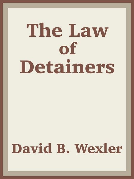 Produktbild: Law of Detainers, The