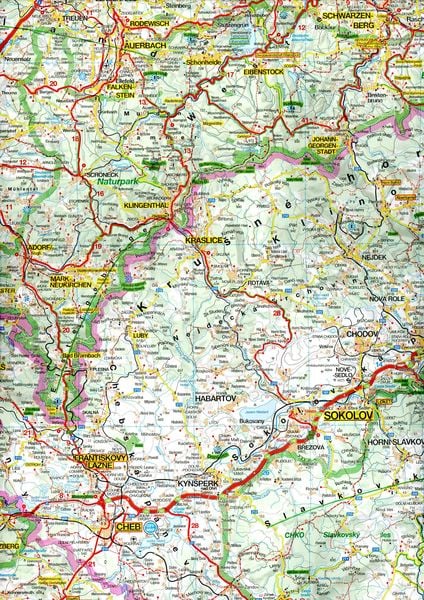 Produktbild: MARCO POLO Regionalkarte Westb&ouml;hmen, Mittelb&ouml;hmen 1:200.000