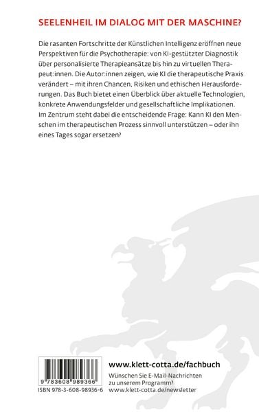 Produktbild: K&uuml;nstliche Intelligenz und Psychotherapie