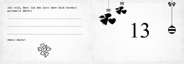 Produktbild: Was ich an dir liebe, Mama &ndash; Adventskalender. Hardcover-Ausgabe