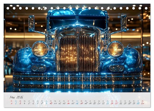 Produktbild: Giganten der Stra&szlig;e (Tischkalender 2026 DIN A5 quer), CALVENDO Monatskalender