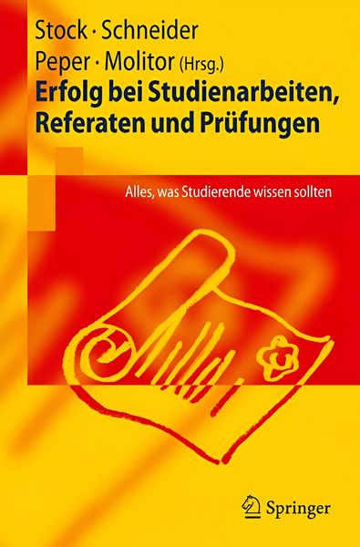 Produktbild: Erfolg bei Studienarbeiten, Referaten und Pr&uuml;fungen