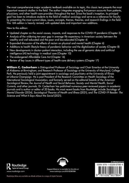 Produktbild: Medical Sociology