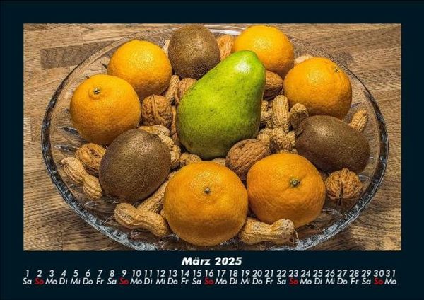 Produktbild: Obstkalender 2025 Fotokalender DIN A5